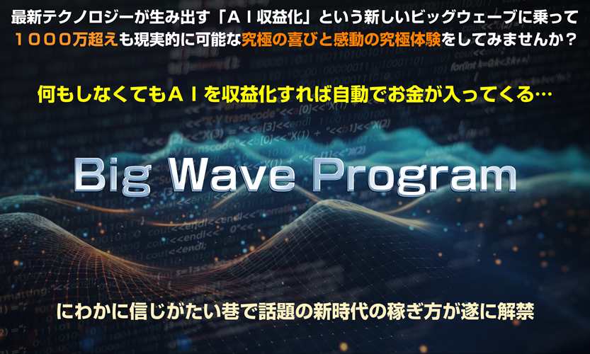 ビッグウェーブプログラム